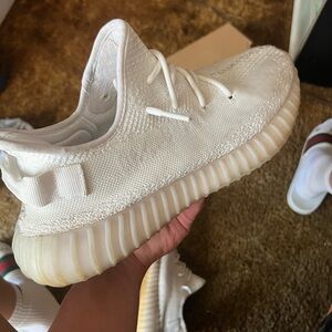 Yeezy 350 Whites. Really used. Owned for 3 years +